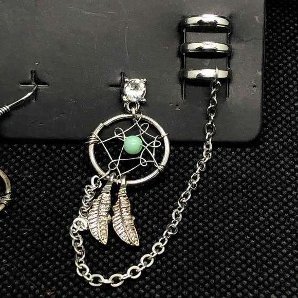 LOVEsick dream catcher earring and cuff set - Picture 4 of 4
